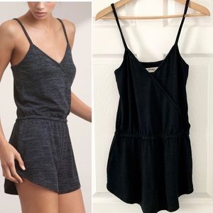 Golden TNA Aritzia Romper Black XS